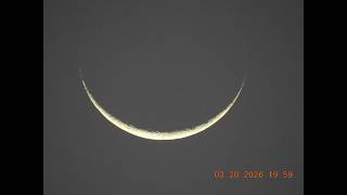 Waxing Crescent Moon 3-20-26