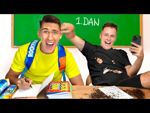 PRVI DAN ŠKOLE ŠTREBER vs NAJGORI ĐAK!!