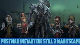 【第五人格】对战S3博士：来自未知方向的冲刺秒杀邮差但依旧通过后期稳定运营争三跑