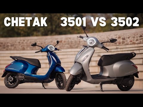 Bajaj Chetak 3501 vs  3502 | comparison