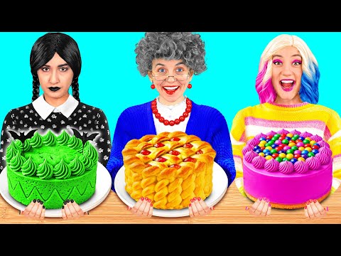 Reto De Cocina Wednesday vs Abuela | Batalla Comestible de 4Teen Challenge