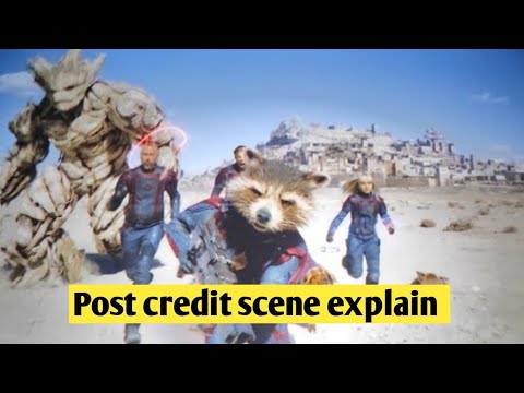 gaurdians of the galaxy vol 3 post credit scene Hindi explained