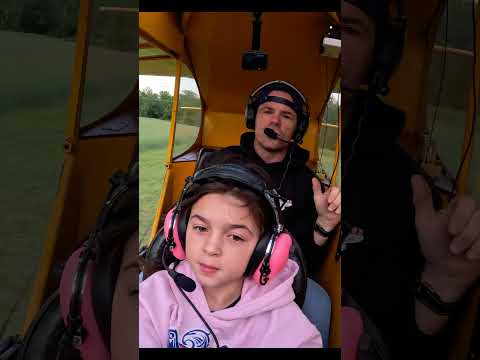 Teaching My 9 Year Old How to Land our Plane. #airplane #aviation #flying
