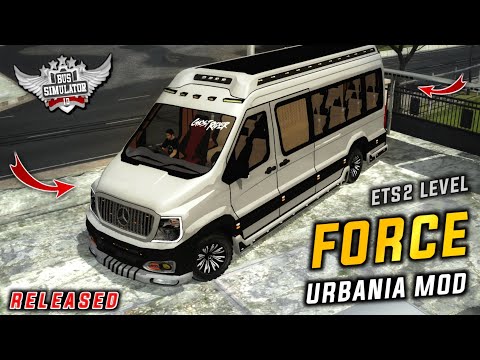 Download FORCE URBANIA MOD for bus simulator indonesia | BUSSID V4.3 | #bussidmods