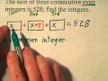 Exploring Consecutive Integers and Their Sums