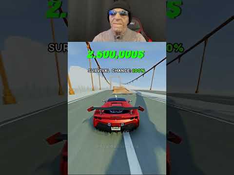 $1 vs $50,000,000 Car #beamng #shorts