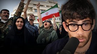 Protests erupt in Tehran after US strikes on Iran | HasanAbi reacts