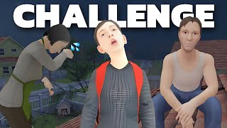 Jebol Atap Rumah di Mode Challenge | Schoolboy Runaway - Rooftop Escape