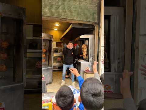 خلطة الشاورما السحرية🪄 والنهاية صادمة🙀#shorts