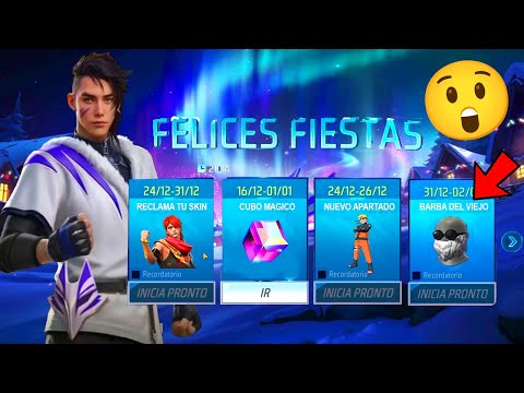 +8 Regalos de Free Fire Evento Felices Fiestas - Cubo Magico Gratis y Novedades