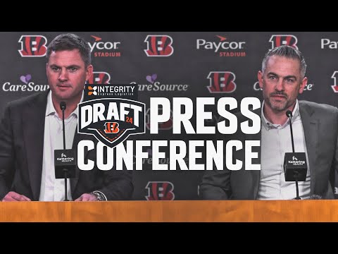 LIVE: Zac Taylor and Dan Pitcher Speak on First Round Pick OL Amarius Mims