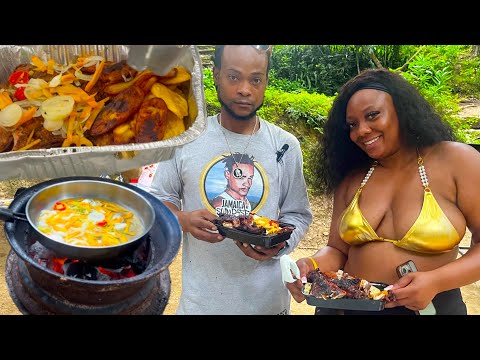 This is What A Jamaican Local Chef Cook For Me And My Girl At The River Book Now Jamaica Sunrise Tv