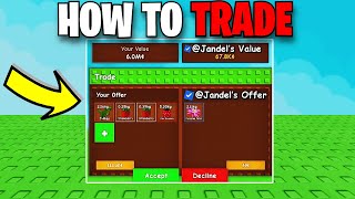 How To TRADE in Grow A Garden! TRADING UPDATE Grow A Garden Roblox