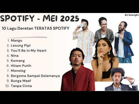 SPOTIFY 10 Lagu Deretan Teratas #Mangu #lesungpipi #fourtwnty #nina #komang #hitamputih #monolog