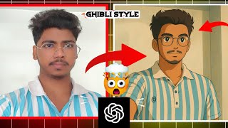 APNE PHOTO KO GHIBLI STYLE ME KAISE BANAYE 🤯HOW TO MAKE PHOTO TO GHIBLI STYLE#trending