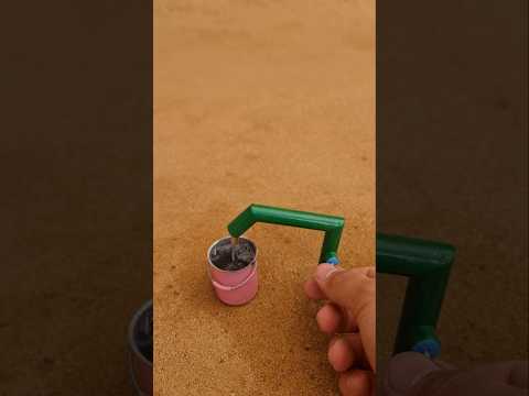 mini hand pump ideas diy mini motor water pump science project🥰