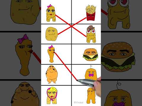 Gedagedago dancing nuggets and potato puzzle game #shotrs