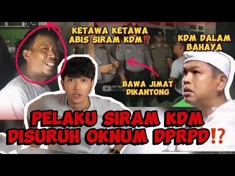 PELAKU KETAWA SETELAH SIRAM DAN LEMPAR BOTOL KDM‼️ BAWA JIMAT SURUHAN ORANG YANG MAU CELAKAI KDM⁉️