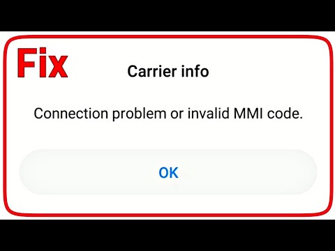 connection problem or invalid mmi code