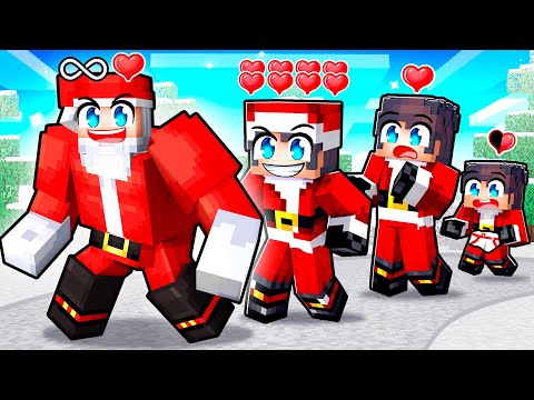 Santa's BIRTH to IMMORTAL in Minecraft!