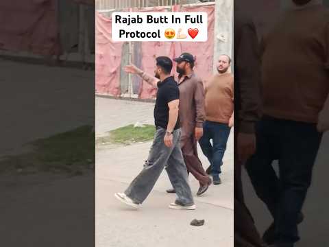 Rajab Butt Protocol Swag😍💪🏻❤️#viralvideo #youtubeshorts #shortsfeed #shortsviral #shorts #trend