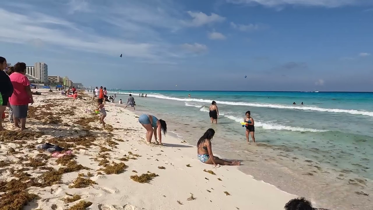 🇲🇽 Cancun – Mexico | Beach walk 4k