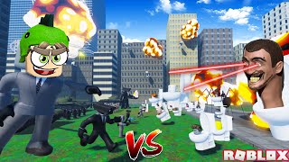 Jugando como Hombre Camara VS SKIBIDI TOILET  en Roblox 😱💥