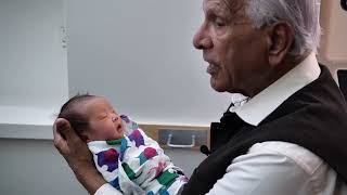 Assessing Social Interactions of a Newborn