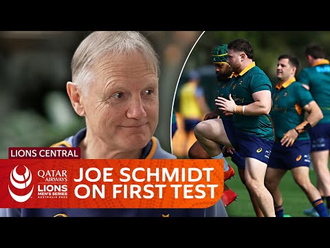Joe Schmidt on the Wallabies' preparation ahead of first Lions test | Lions Central