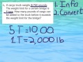 Measurement and Conversion Problems