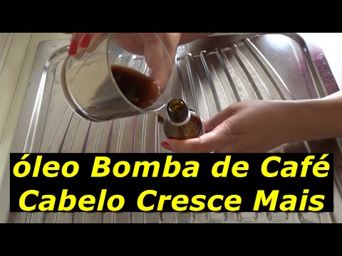 óleo Bomba de Café Faz o Cabelo Crescer mais Rápido Aprenda Como Fazer