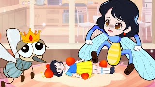 🦟👸Why does Snow protect mosquitoes?#funny #snow #cartoon #animation #cute