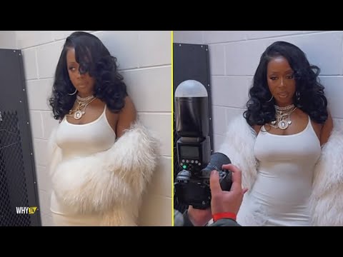 Remy Ma Makes Photo Shoot With Eazy The Block Backstage ‘Love My Boy Eazy'