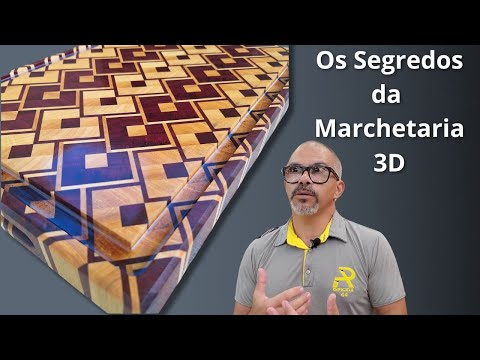 Como Fazer Marchetaria com Madeira Maciça para Tábua de Corte