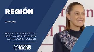 Presidenta desea éxito a México antes del duelo contra Corea del Sur