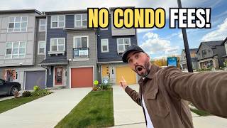 No Condo Fees?! Inside These New Calgary Townhomes