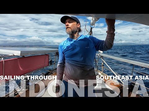 Sailing to Gili Air Lombok Indonesia First Sail on Triteia of 2025 After The Wet Season