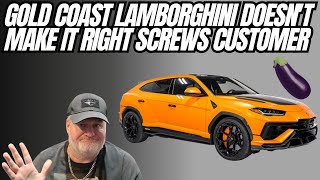 Gold Coast Lamborghini Scam Update