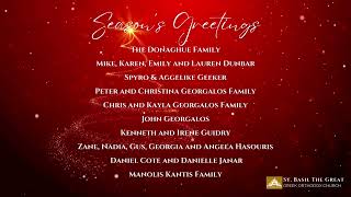 St. Basil's 2024 Christmas Card