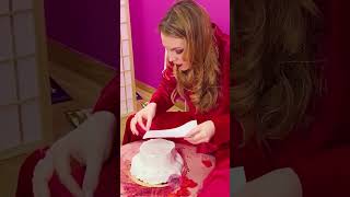 She crushed the cake, leaving a mess all over the bed and him #funny #cringe #love