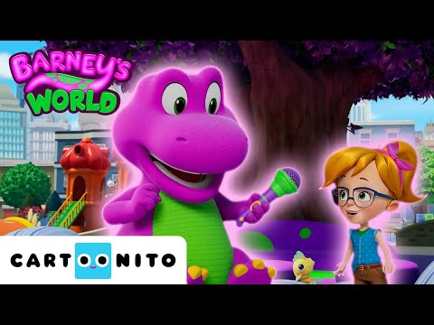 A Big Sad 💜 Meet Barney | Barney's World | Cartoonito