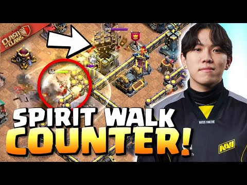 NAVI Klaus uses CRUSHER MORTAR to counter SPIRIT WALK in $1 MILLION June Qualifier! Clash of Clans