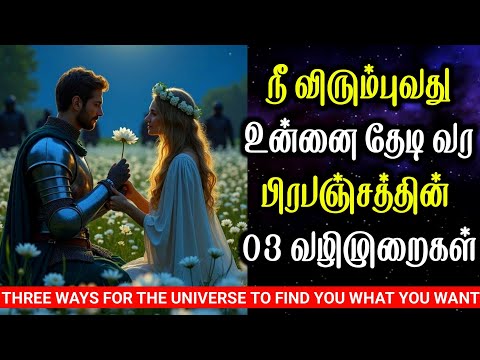 நீ விரும்புவது உன்னை தேடி வர பிரபஞ்சத்தின் 03 வழிமுறைகள் | The Law Of Attraction Universe Guidance