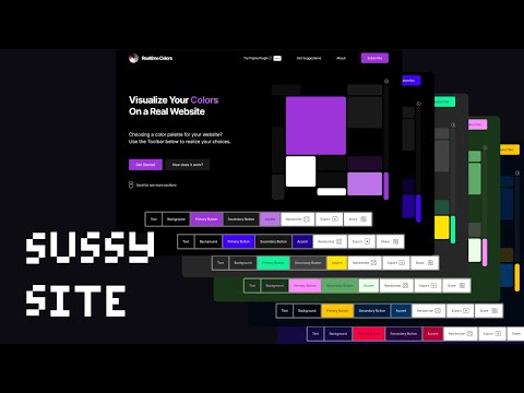 I made the best way to choose colors for UI design - Realtime Colors v1