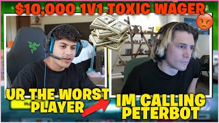 STABLE RONALDO & XQCow GET INTO THE MOST TOXIC $10,000 1v1 WAGER! (Fortnite Moments)