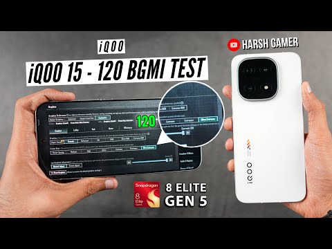 iQOO 15 - 120 FPS BGMI Test with FPS Meter, Heating & Battery Test | Gaming Beast 💪