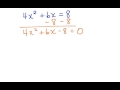 Solving Quadratic Equations Concepts