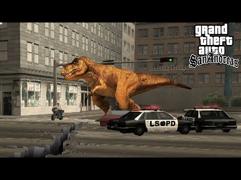 JURASSIC WORLD MOD - GTA SAN ANDREAS #modsoi