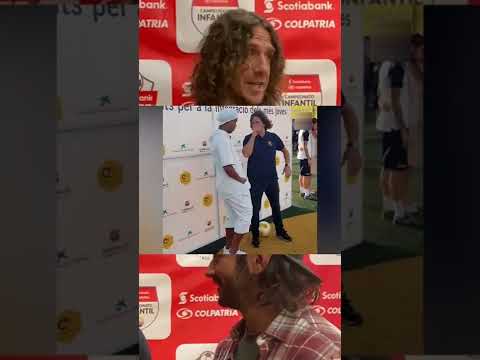 Cuando Ronaldinho intentó humillar a Puyol 😅