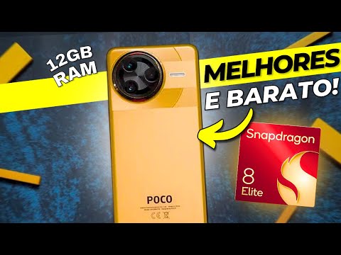 TOP 7 MELHORES Celulares BOM e BARATO em 2025! (RODA TODOS JOGOS)
